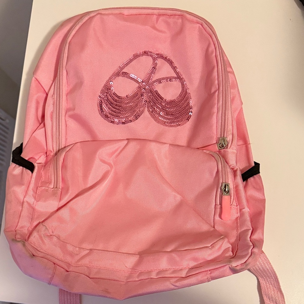 Pink Sequin Kids Backpack